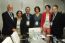 Leonel Rossi Jr, vice-presidente de Relaes Internacionais, e Antonio Azevedo, presidente da entidade, se renem com Luz Marina Heruday e Juliane Gaebler, da ITB Berlin; Anna Sato, da Cmara Brasil - Alemanha, e Giovanni Lenard, da Promo Inteligncia Turstica, tambm estavam presentes